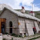 Refugio Garibaldi 2230 m unterhalb des Corno Grande von 1886