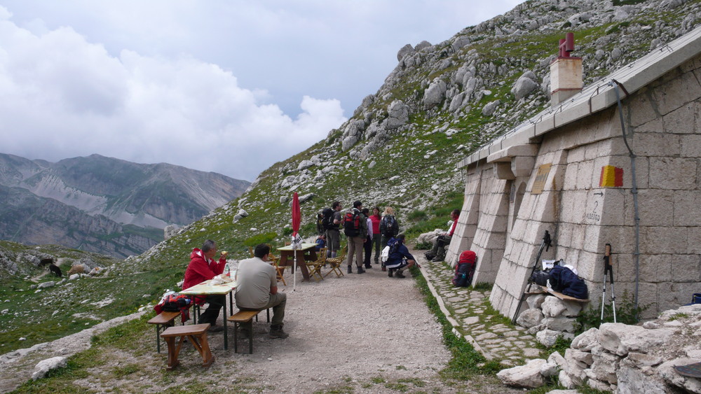 Refugio mit Blick auf die Abruzzen