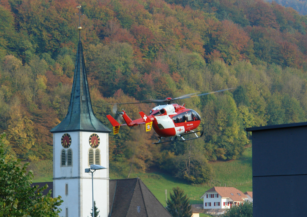 Rega bei Landung