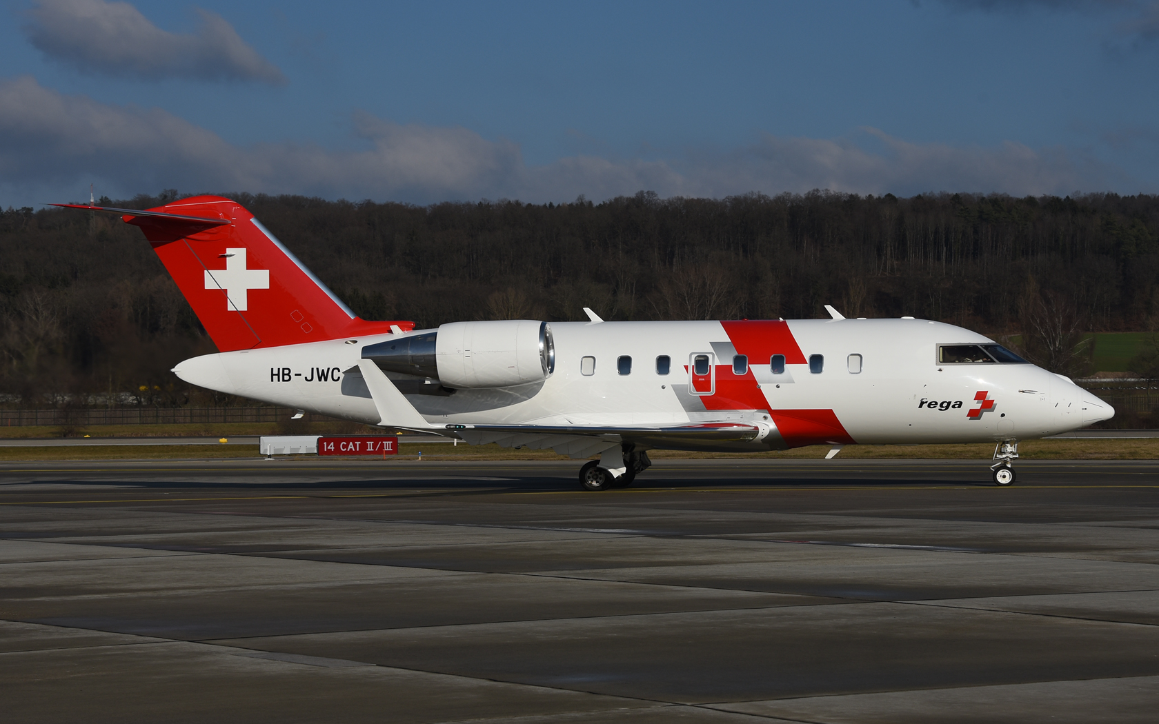 REGA Swiss Air Ambulance Bombardier Challenger 650 HB-JWC