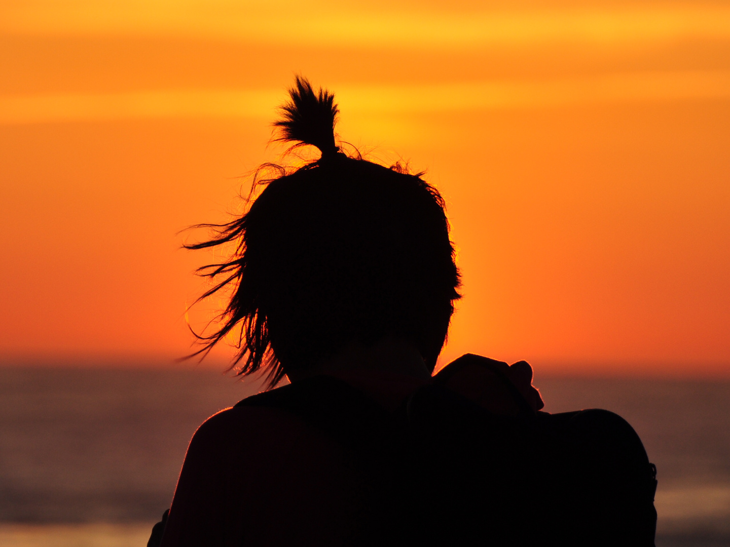 regard sur un coucher de soleil