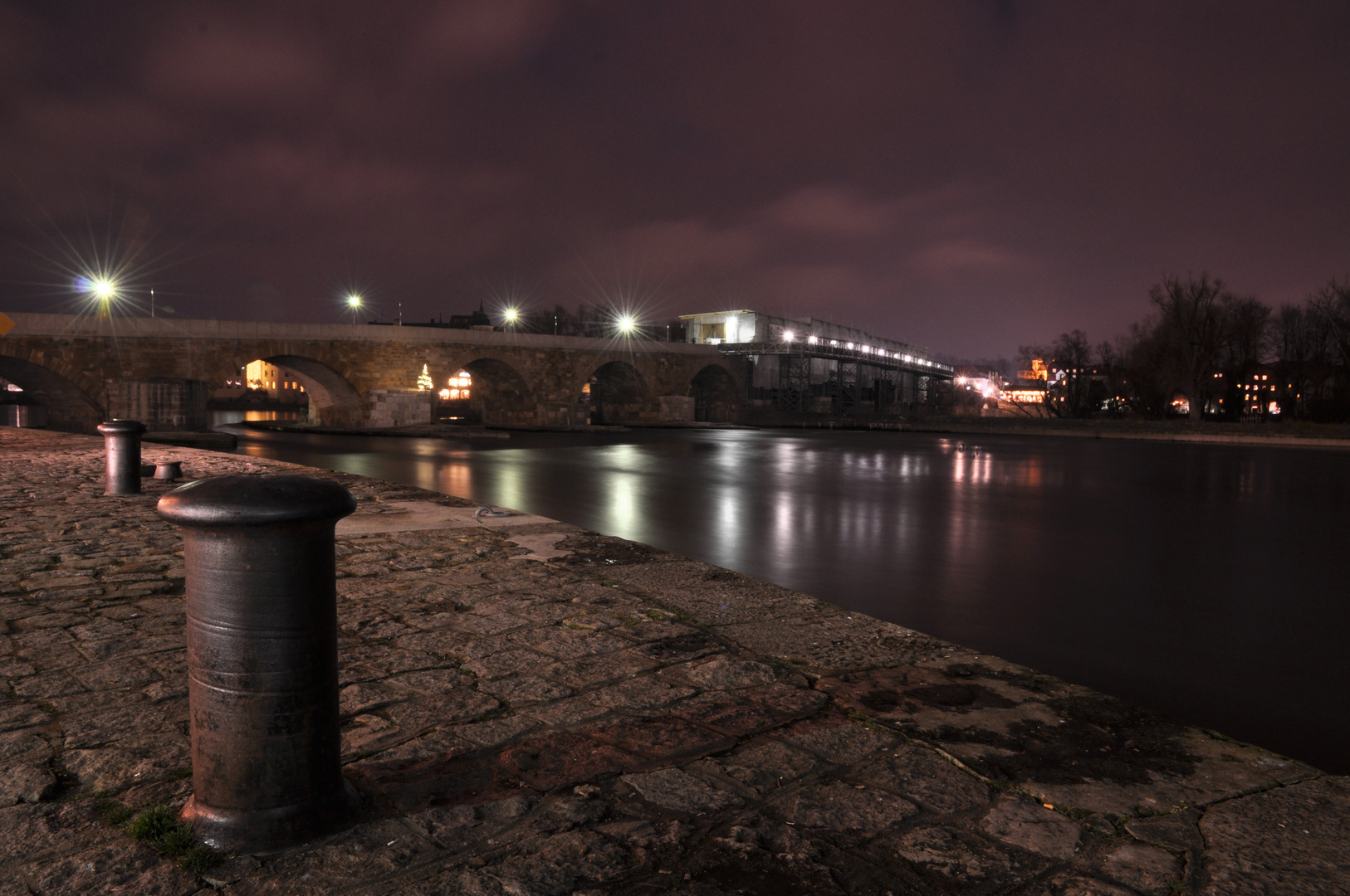 Regardless of time - Steinerne Brücke bei Nacht