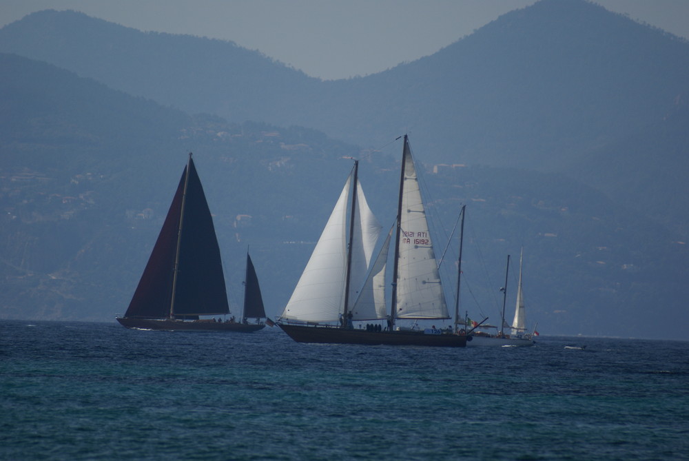 Régates royales en baie de Cannes