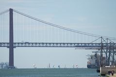 Regatta auf dem Tejo