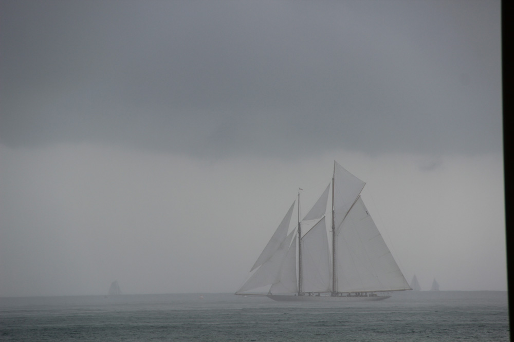 Regatta bei Gewitter