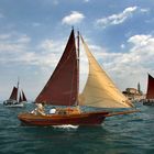 Regatta of old sailers in PIRAN Slovenia