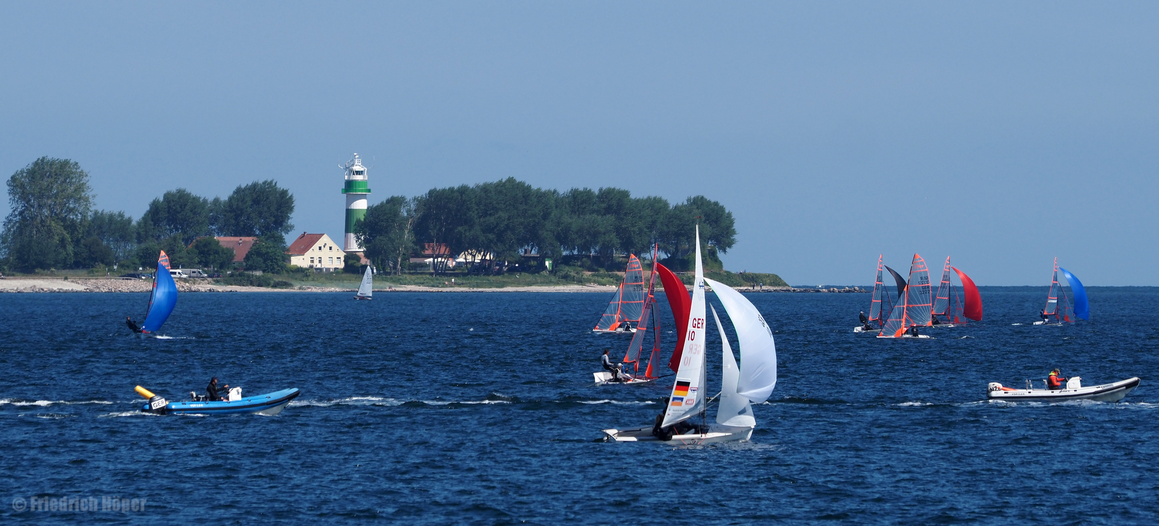 Regatta vor Bülker Huk