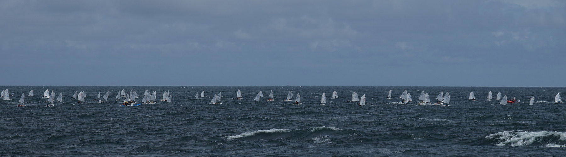 Regatta vor Helgoland