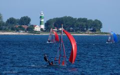 Regatta vor Strande