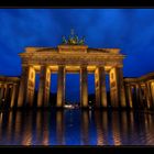 Regen am Brandenburger Tor