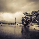 Regen am Circuit de Calafat