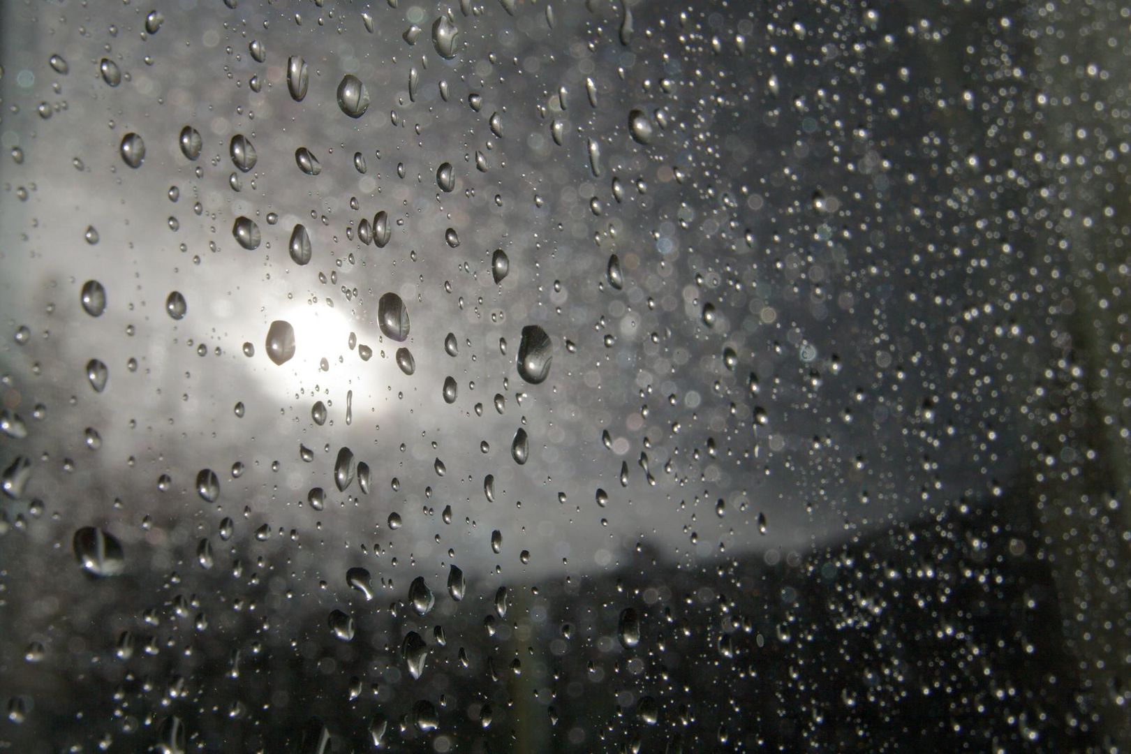 Regen am Fenster