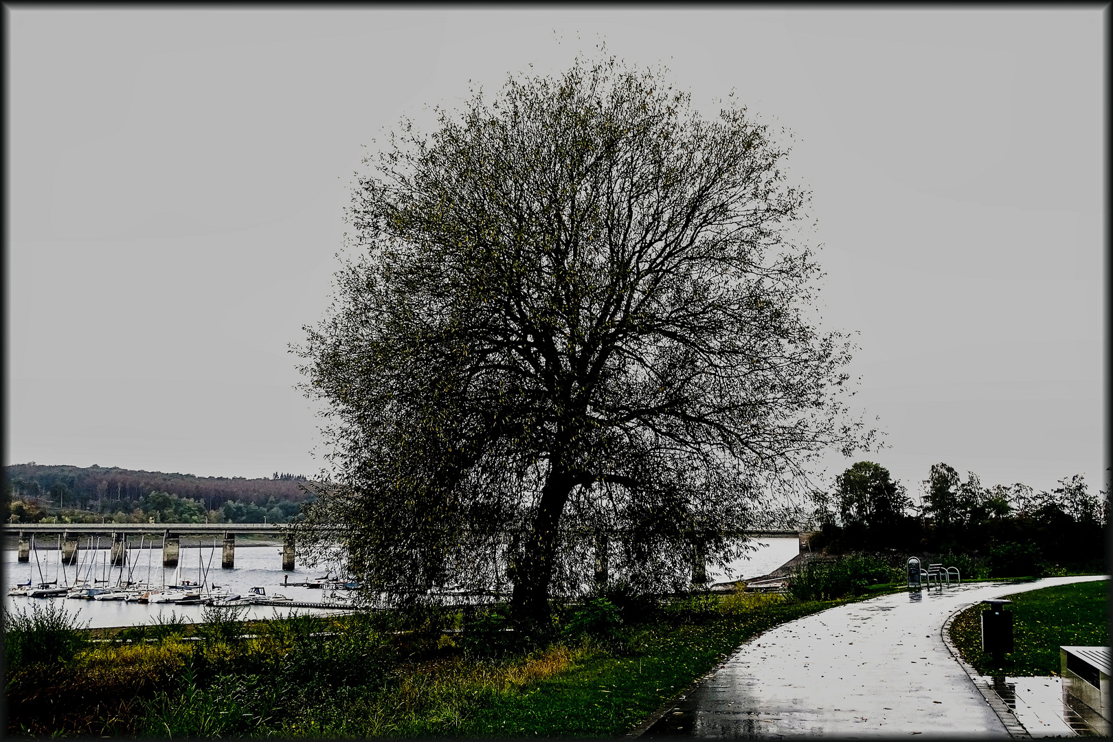 Regen am Möhnesee ...