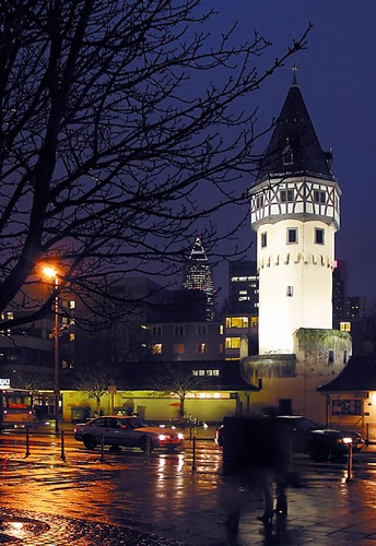 Regen an der Bockenheimer Warte