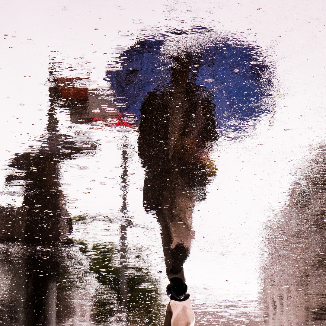 Regen - Aquarell