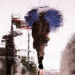 Regen - Aquarell