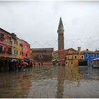 Regen auf Burano