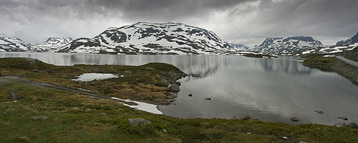 Regen auf dem Fjell