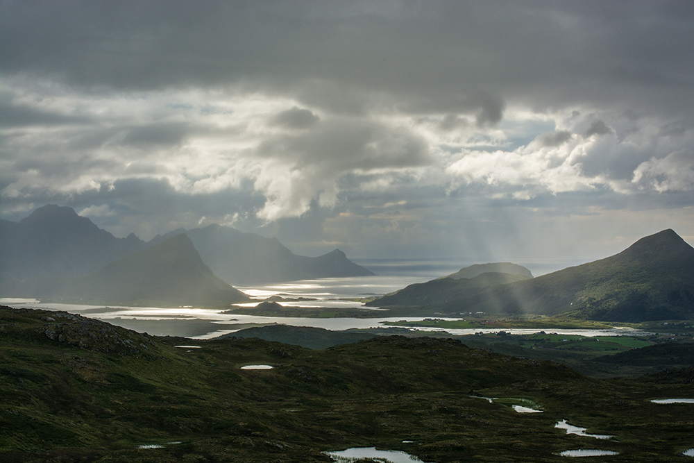 Regen auf den Lofoten