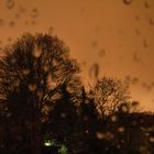 Regen bei Nacht