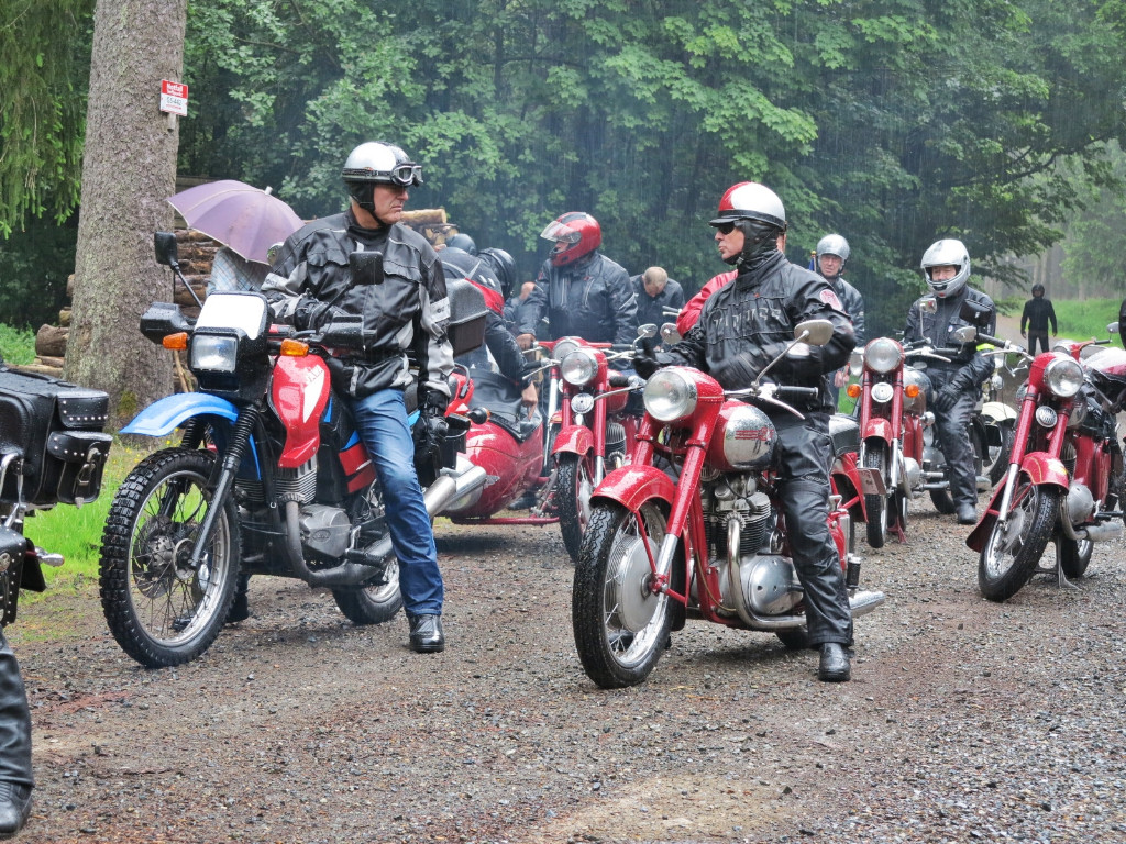 Regen beim 13.Jawatreffen im Harz