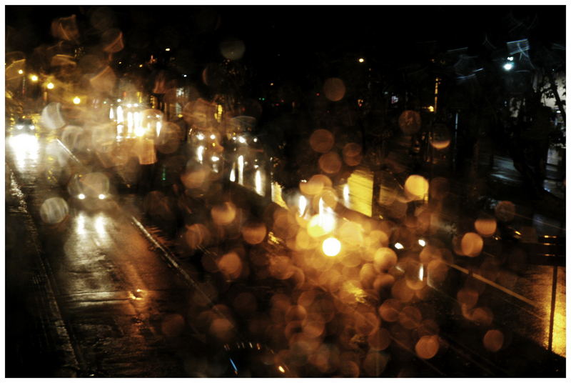 Regen durchs Fenster, Barcelona