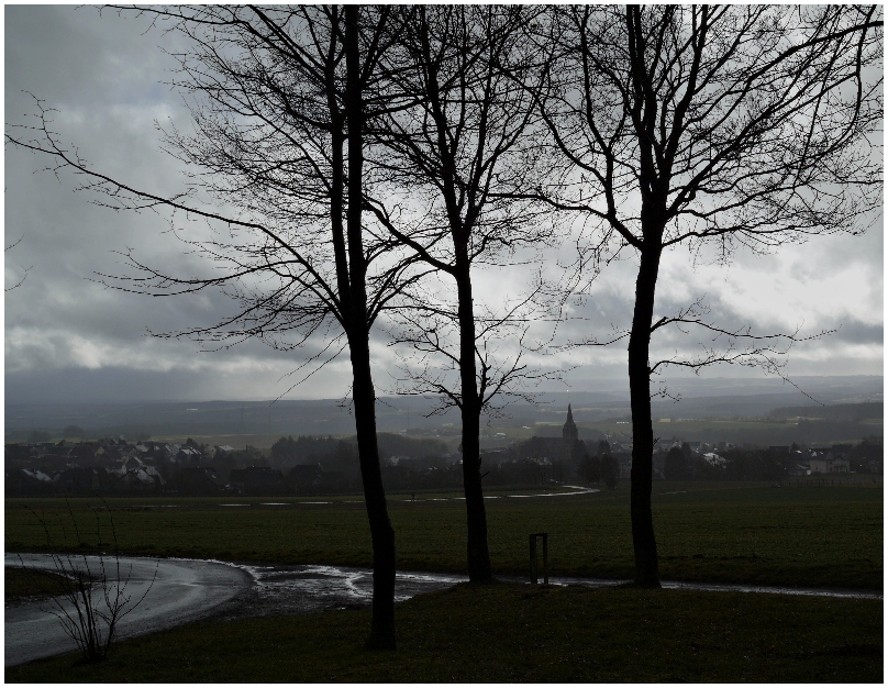 Regen .....  egal  wohin man auch kommt :-((