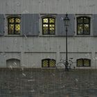 Regen im Alten Hof