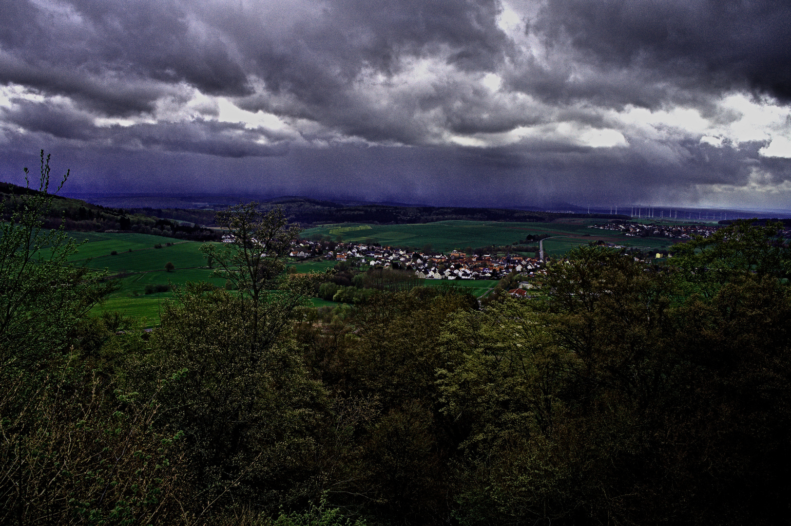 Regen im Anmarsch