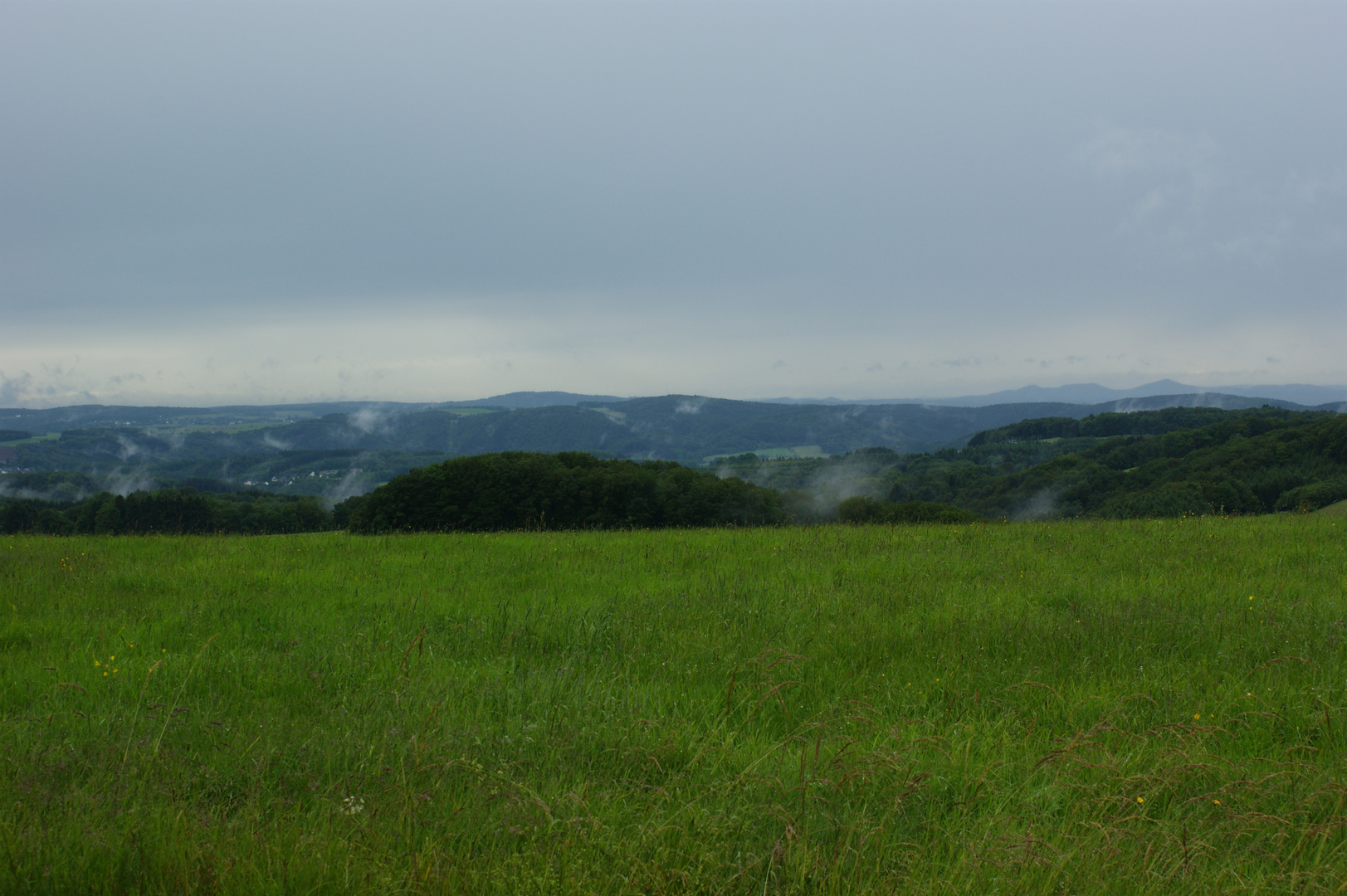 Regen im Bergischen Land