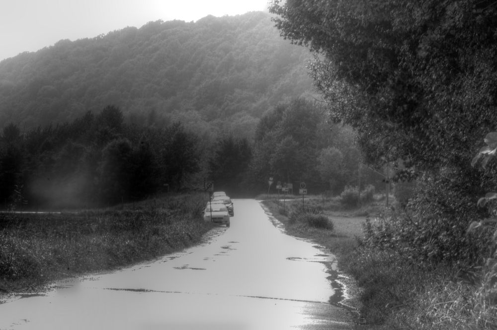 Regen im Bergischen Land