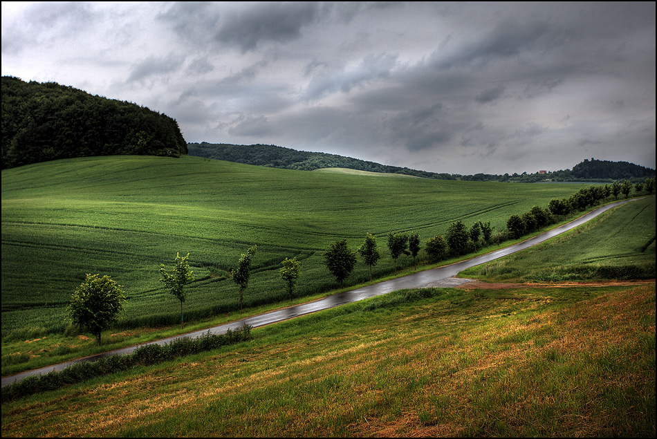 Regen im Kasseler Land