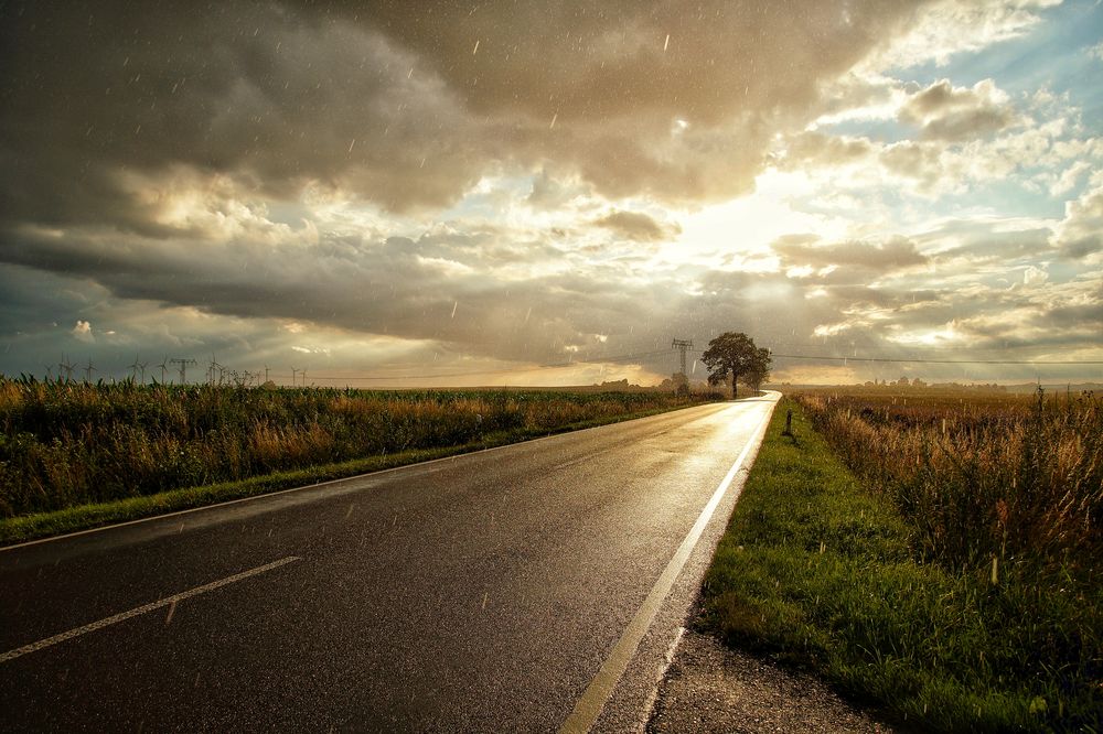  Regen  im  Sonnenschein Foto Bild regenfotos wetter 