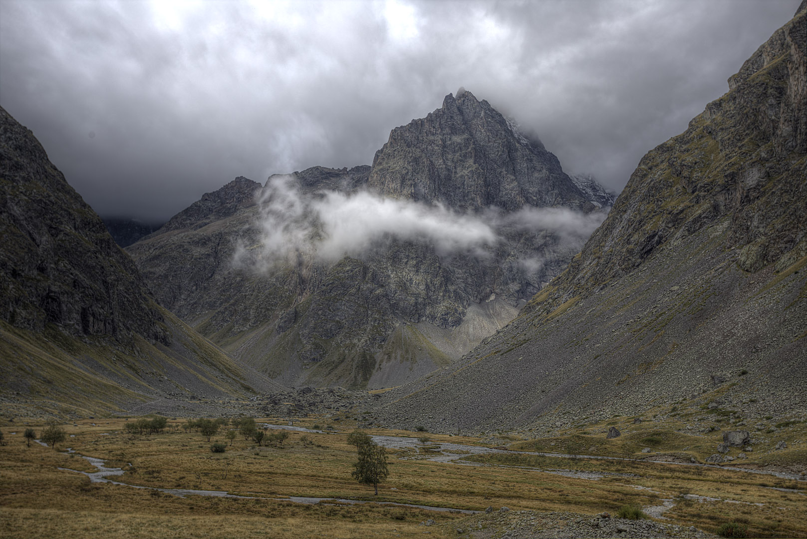 Regen im Tal der Romanche