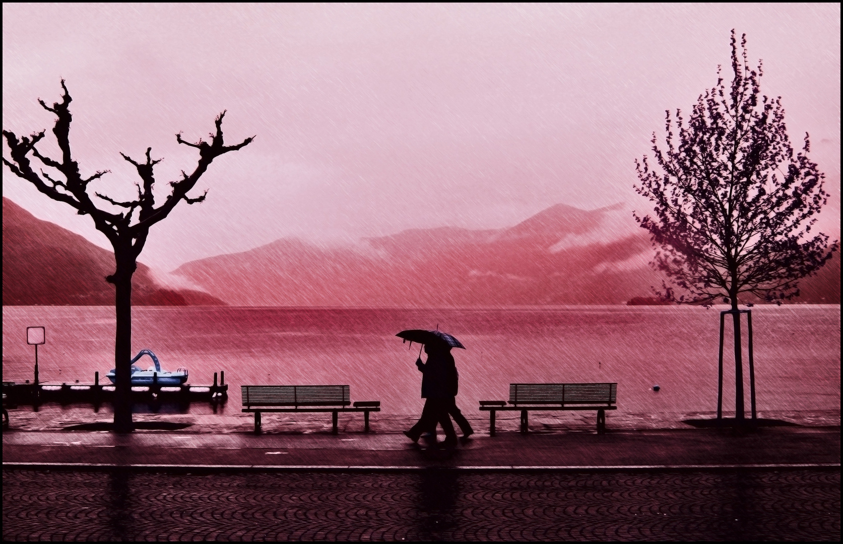 Regen in Ascona