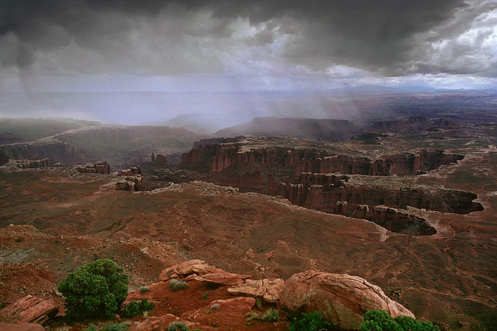 Regen in Canyonlands, USA