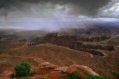 Regen in Canyonlands, USA