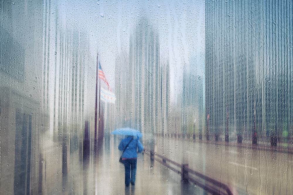 Regen in Chicago