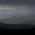 Regen in den Bergen