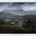 Regen In Den Highlands Von Island