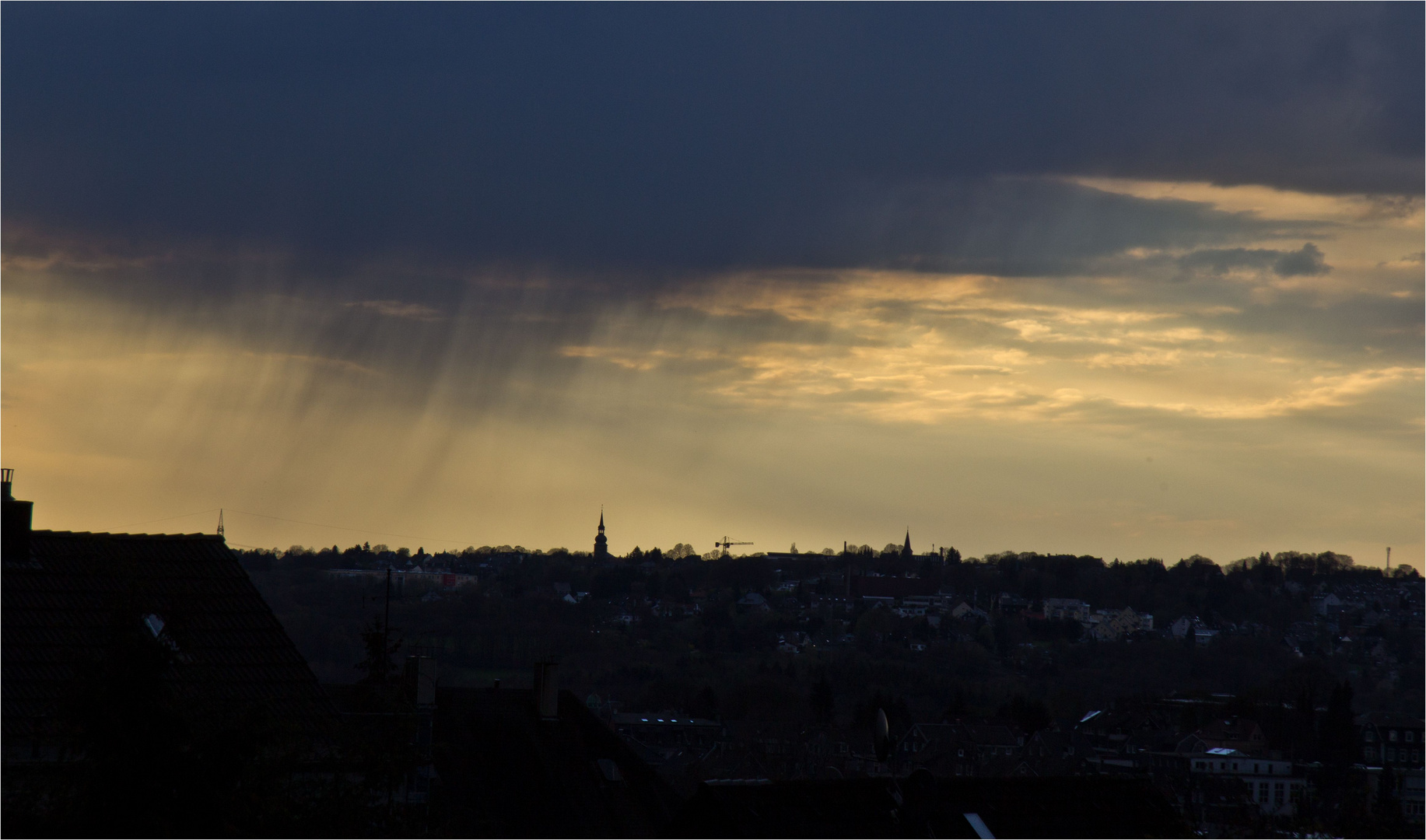 Regen in der Ferne