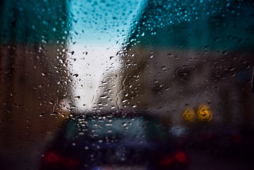 Regen in der Stadt