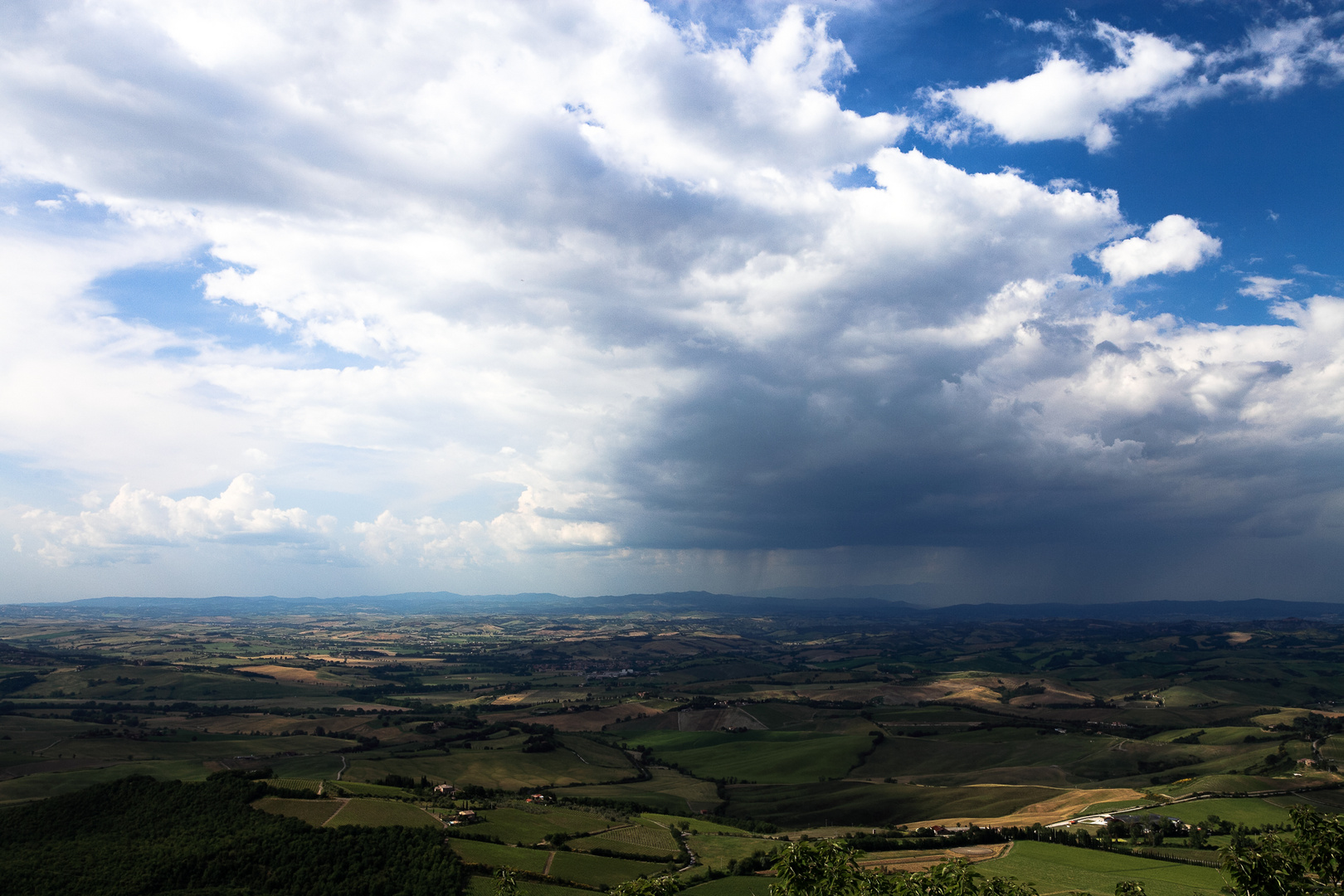 Regen in der Toscana