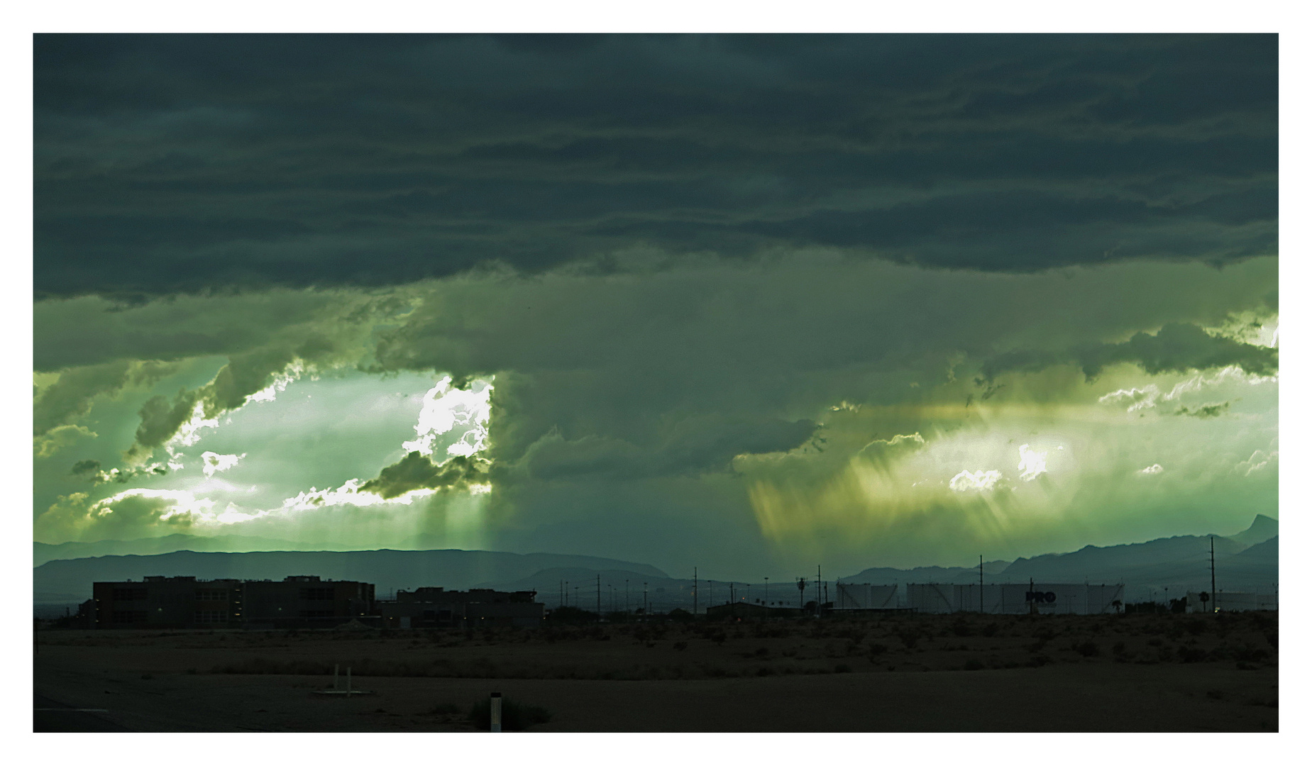 Regen in der Wüste