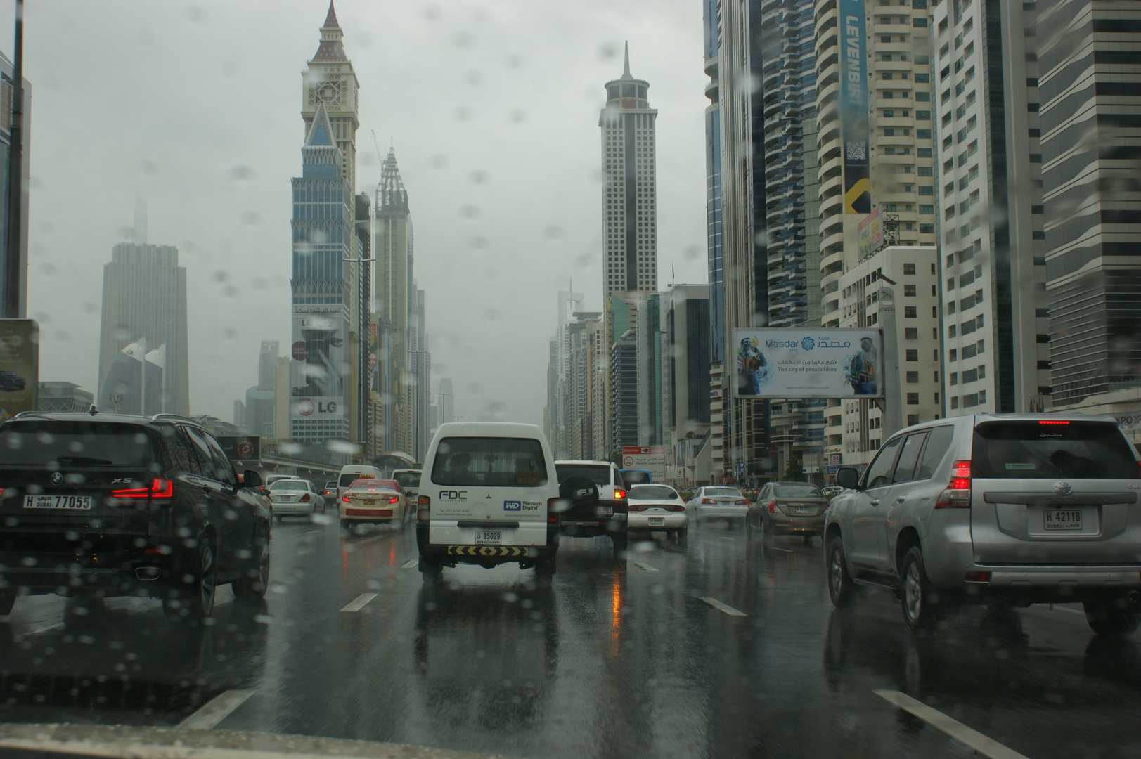 Regen ! in Dubai