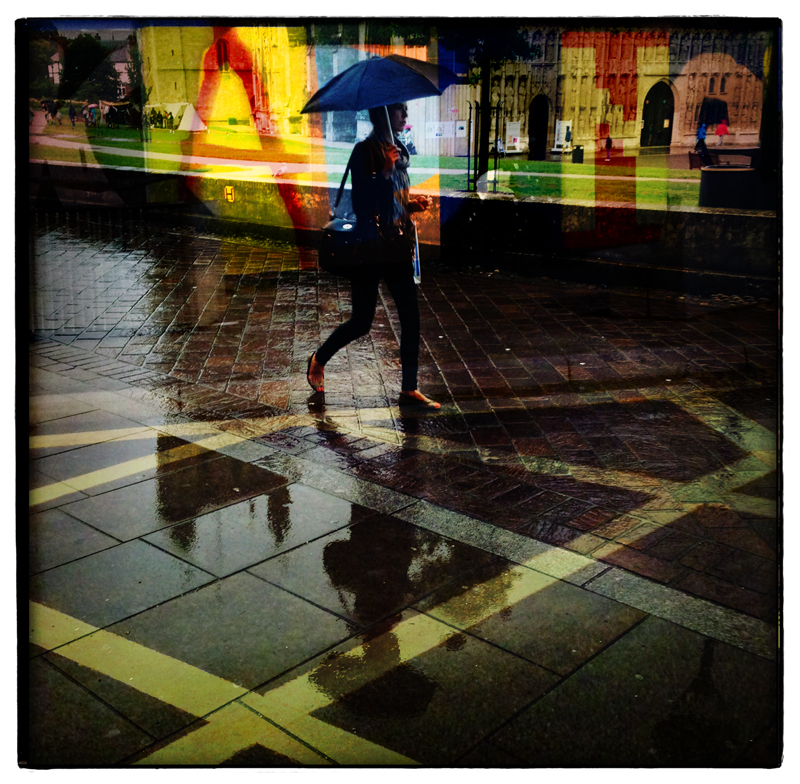 Regen in Exeter.
