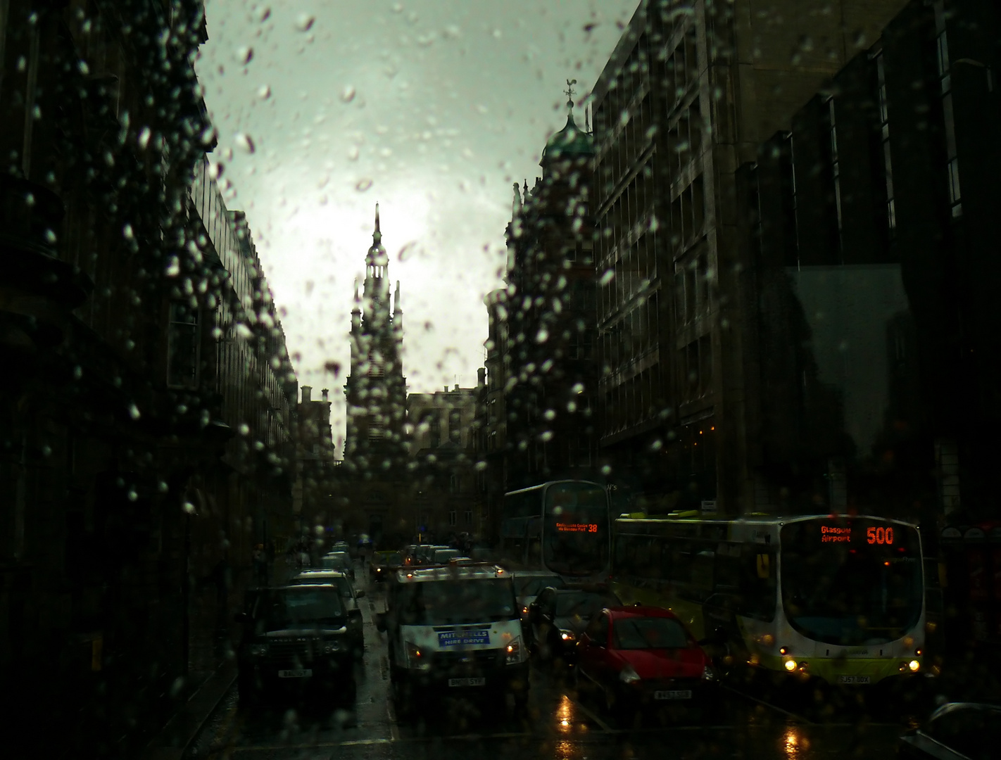 Regen in Glasgow