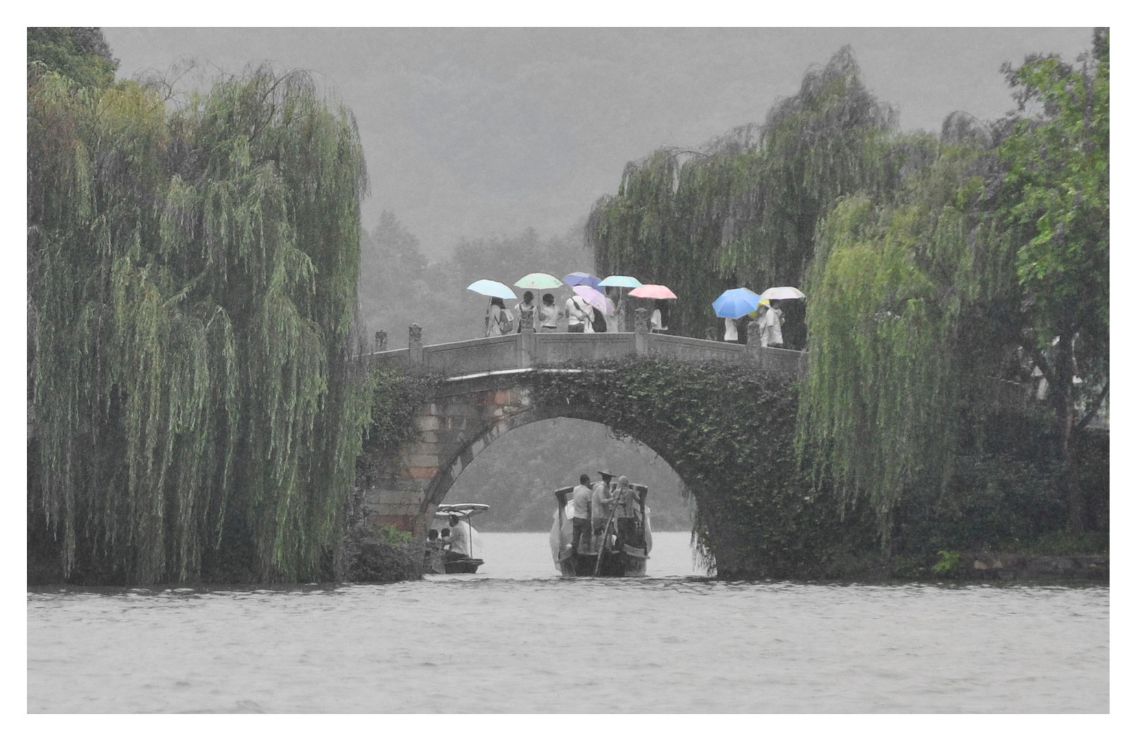 Regen in Hangzhou