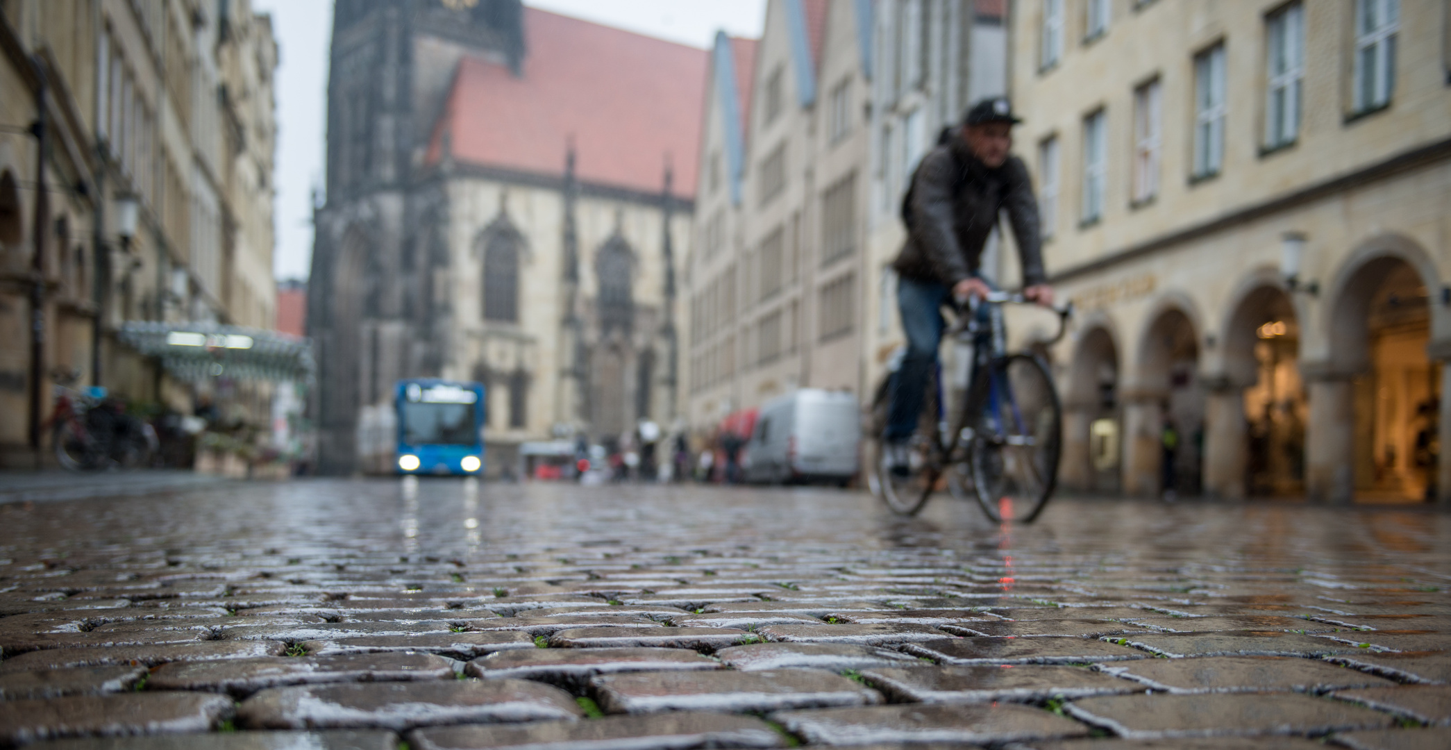 Regen in Münster