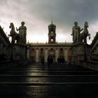 Regen in Rom - das Kapitol